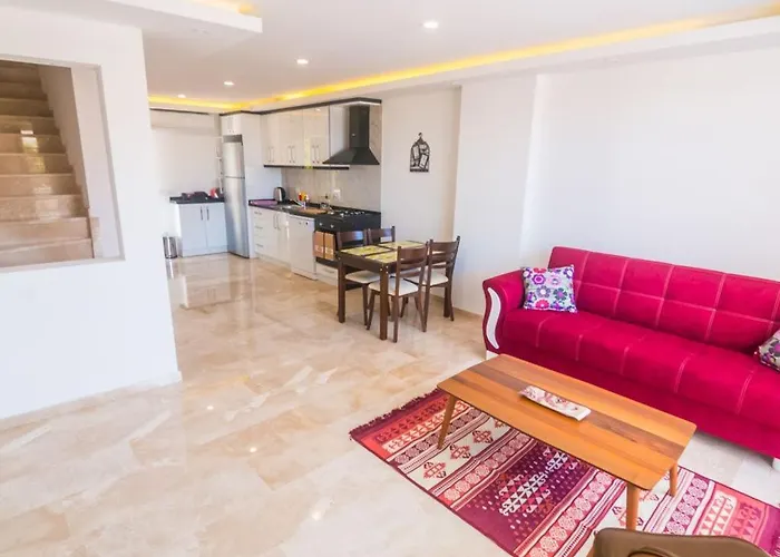 Stonehouse Aparts Dublex 3+1 Mit Meerblick Und Jakuzzi No:5 Kalkan