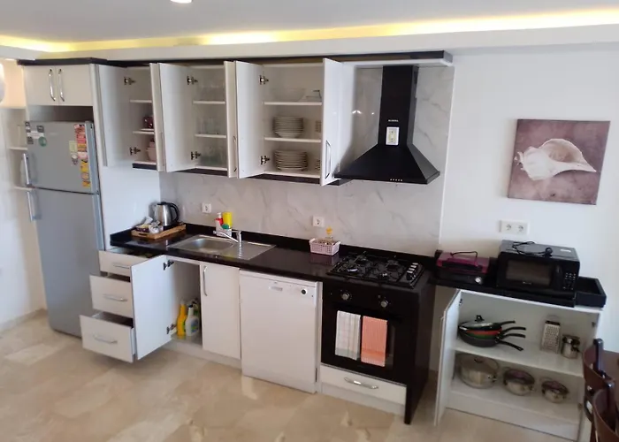 Stonehouse Aparts Dublex 3+1 Mit Meerblick Und Jakuzzi No:5 Апартаменты Калкан